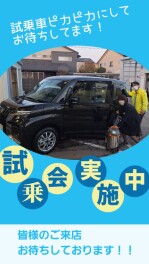 週末試乗会実施中です！！